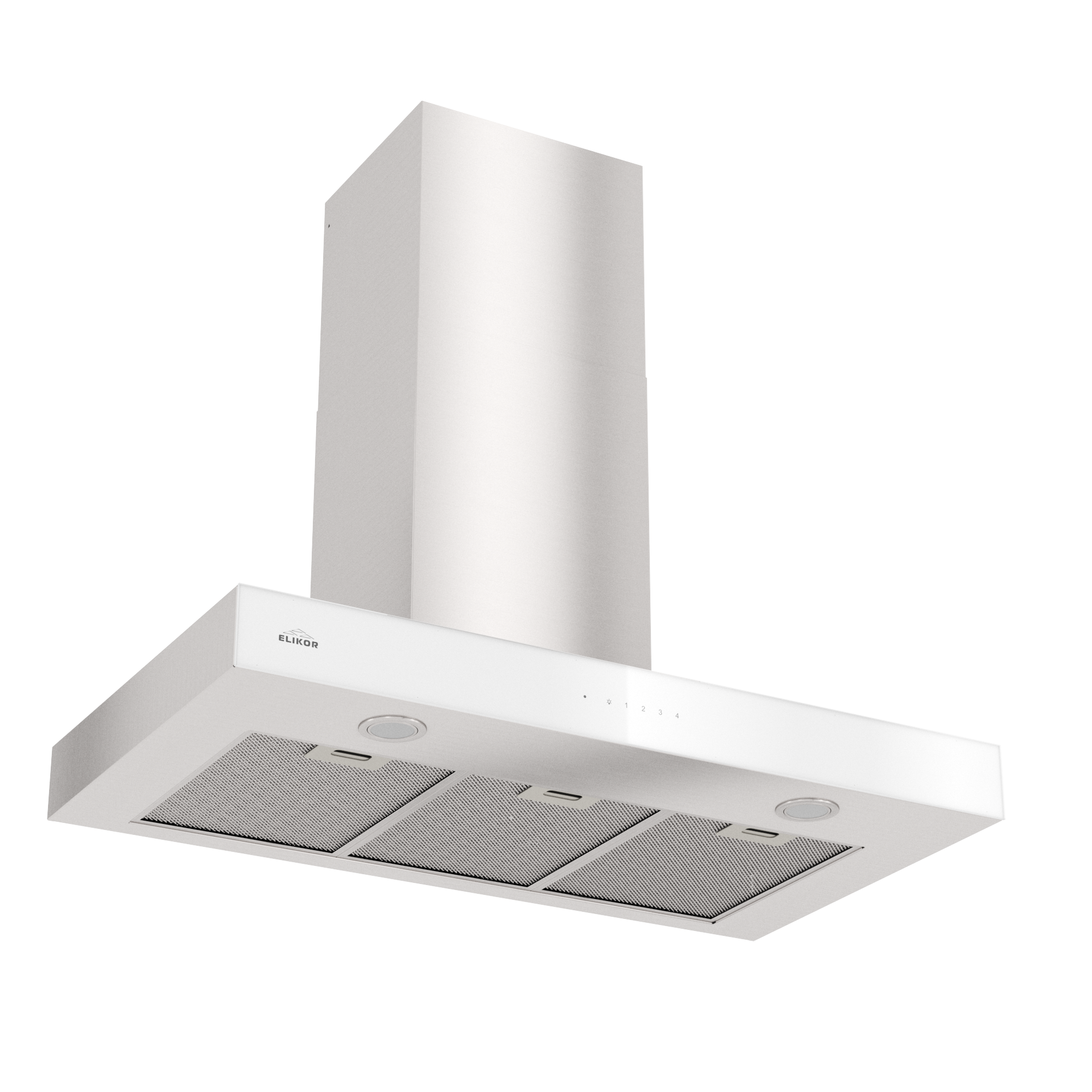 Кухонная вытяжка ELIKOR Агат 90Н-1000-Е4Д КВ IЭ-1000 - 90-1305 нерж/белый